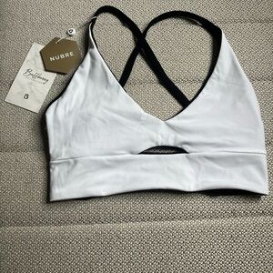 BuffBunny Reversible Nubre Crop - Onyx Black/ White